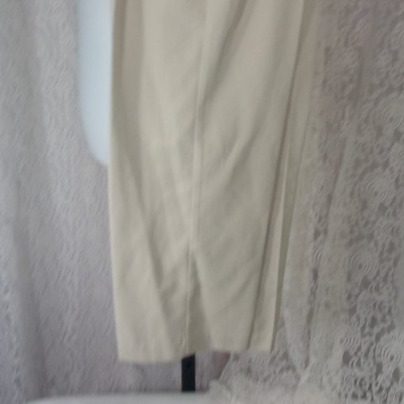 Beige Dress Pants Slacks Straight Leg Size 12 CB Collection - Picture 3 of 5